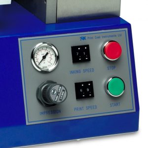 PASTE INK PROOFER Model 629 control panel